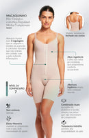 MACAQUINHO COMPRESSION C/ ALÇA REGULÁVEL MÉDIA COMPRESSÃO 050325