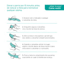 MEIA JOBST SPORT 15-20 PANTURRILHA BRANCA FECHADA