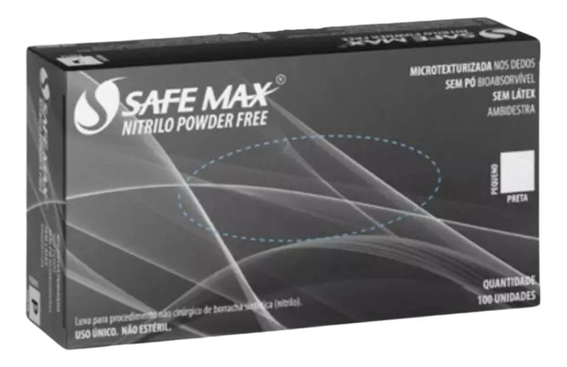 LUVA PROCED NITRILICA SAFEMAX