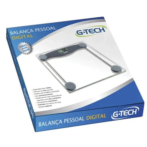 BALANCA DIGITAL G-TECH MODELO GLASS10