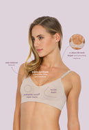 SUTIÃ MODELADOR TECIDO DUPLO C/ ALÇAS REMOVÍVEIS 050148