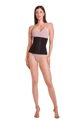 CORSET MODELADOR COM BARBATANA ALTA COMPRESSAO AFINA A CINTURA 050327