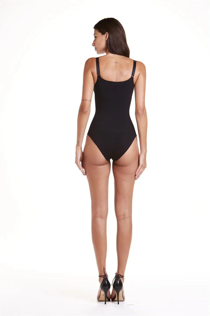 BODY ALTA COMPRESSAO ESTETICO PERNAS 85%POL15%ELAST (PLIE)