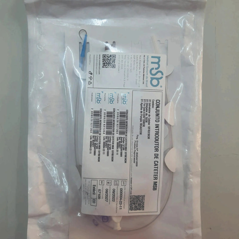 CONJUNTO INTRODUTOR DE CATETER MSB  - (MSB MEDICAL SYSTEM DO BRASIL)