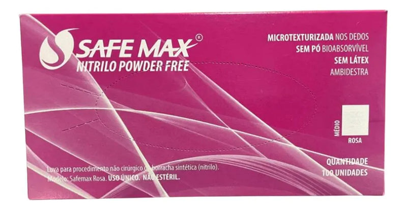 LUVA PROCED NITRILICA SAFEMAX