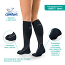 MEIA JOBST SPORT 20-30 PANTURRILHA ROSA FECHADA