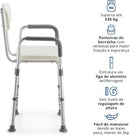 BANQUETA D3 COM ENCOSTO E BRACO