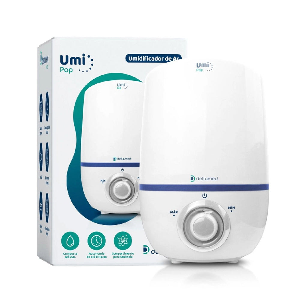 Umidificador Umi Pop Dellamed em uso