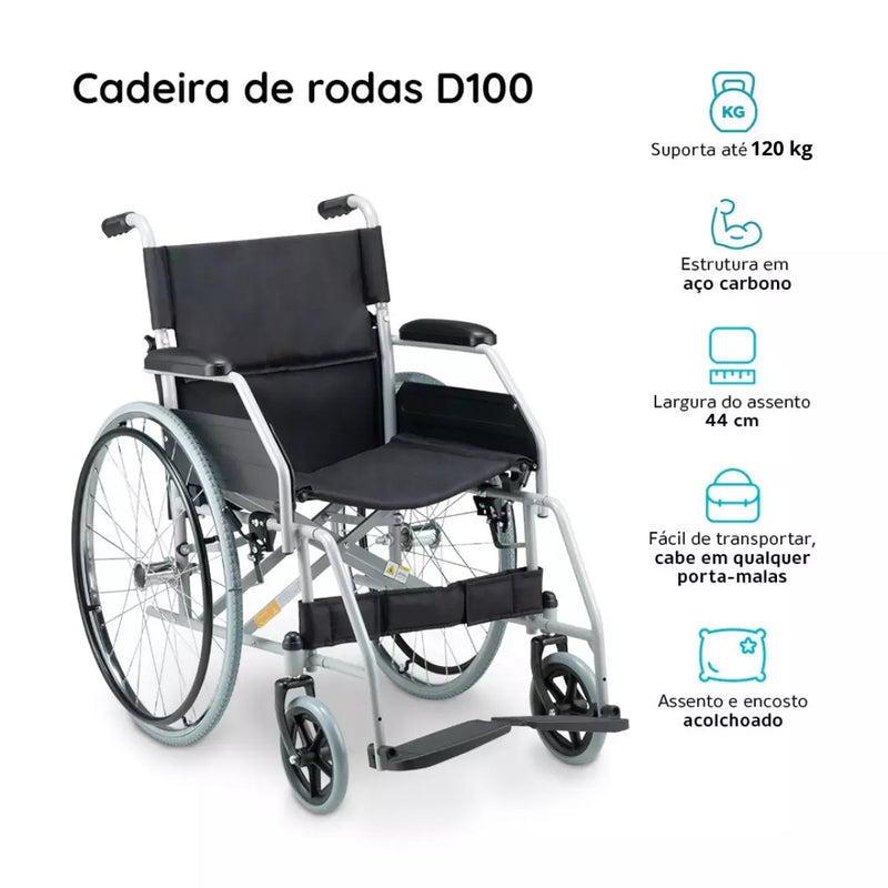 CADEIRA DE RODAS D100